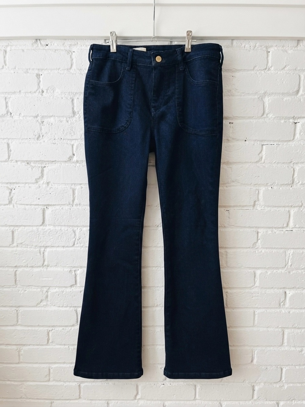 ANTHROPOLOGIE Pilcro The Icon Flare Low Rise Jeans Stretch Denim NWOT - Picture 6 of 12